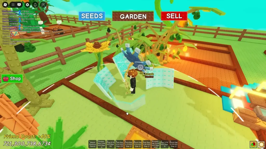 Grow a Garden: установка Tanning Mirror