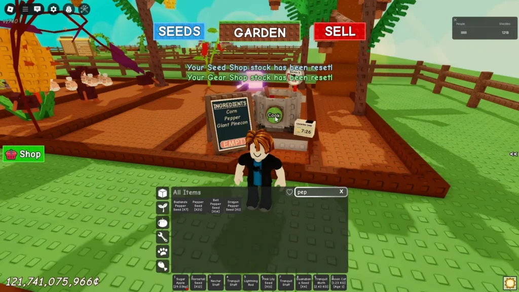 Набор для готовки (Cooking Kit) в Вырасти Сад (Grow a Garden)