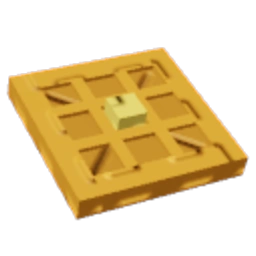 Вафля из Grow a Garden, изображение блюда