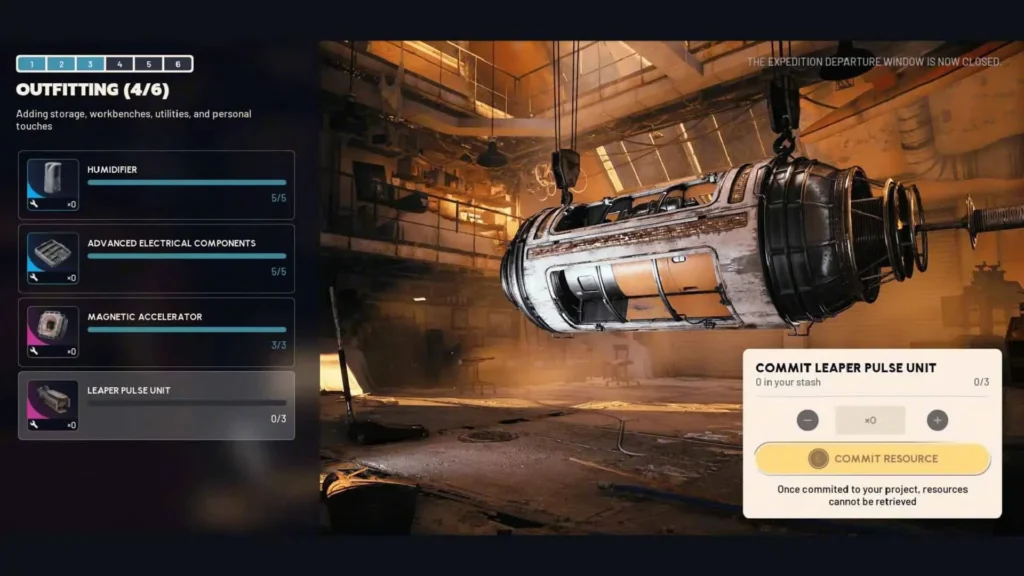 Arc Raiders - сбор фургона: Оборудование