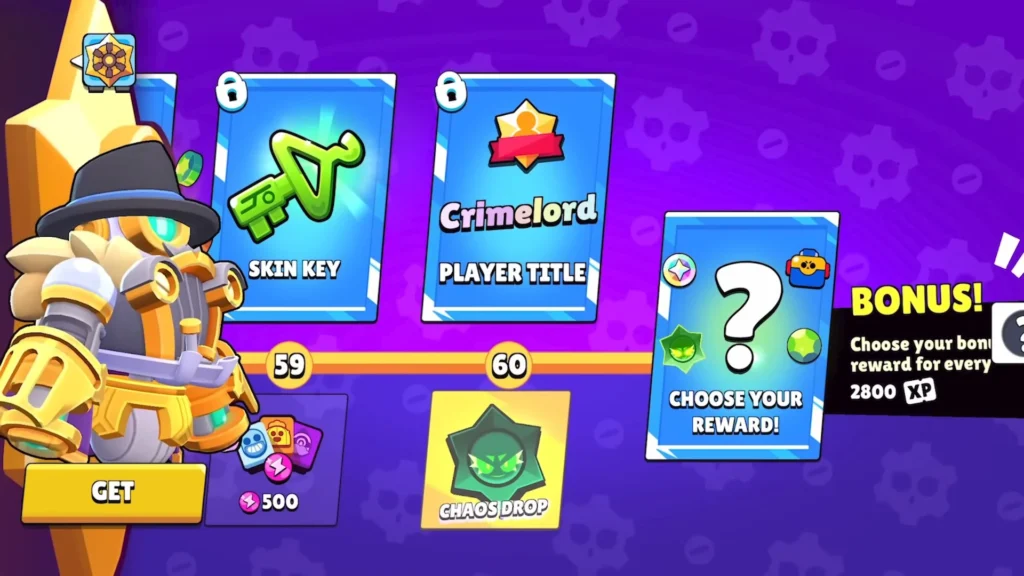 Brawl Stars: приз Хаоса (Chaos Drop) в Brawl Pass