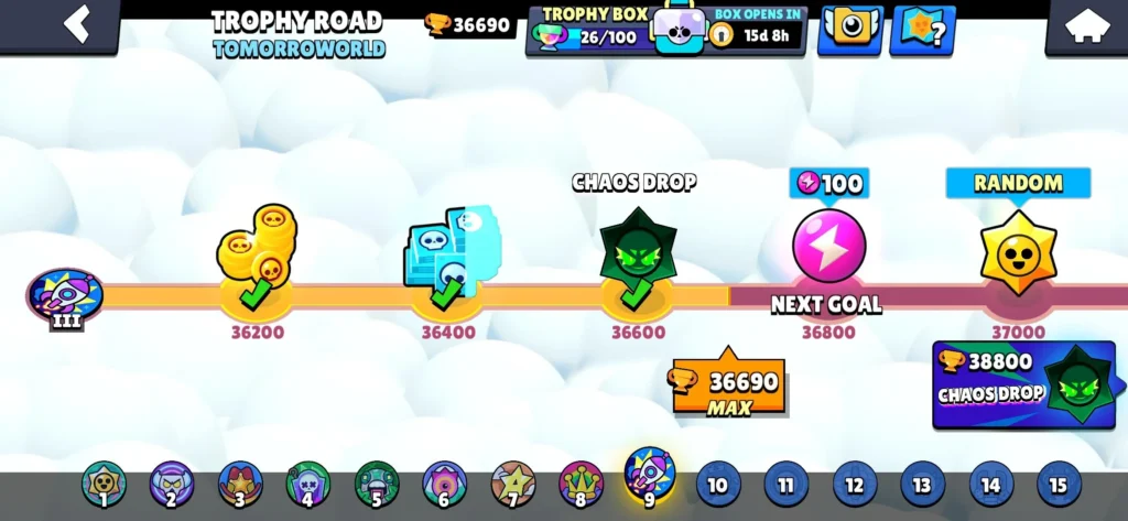 Brawl Stars: приз Хаоса (Chaos Drop) на Пути к славе