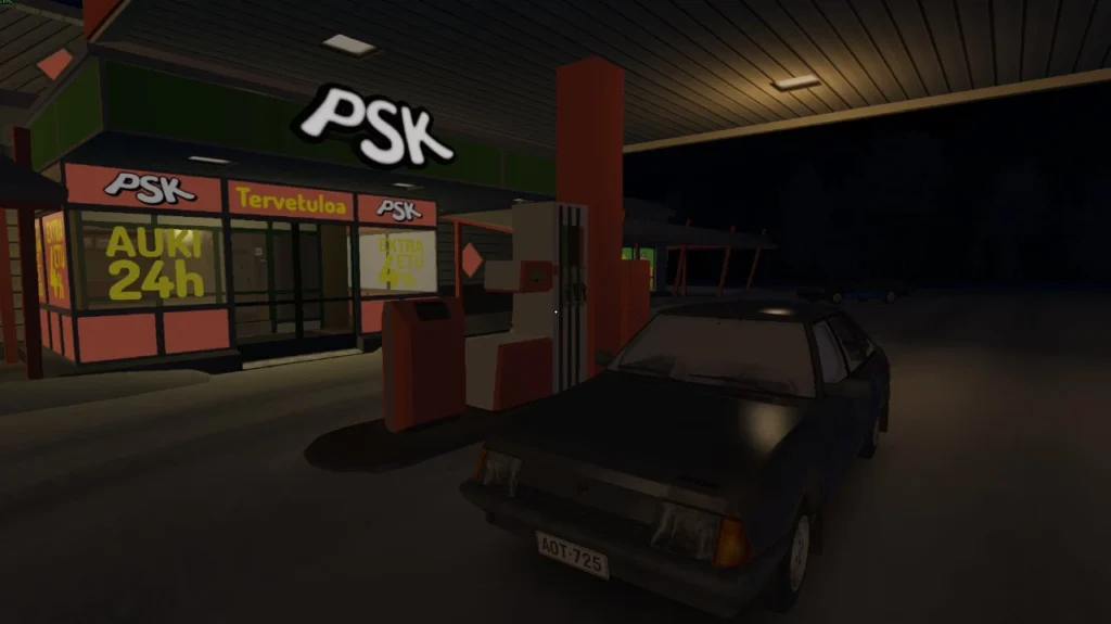 Заправочная станция в My Winter Car